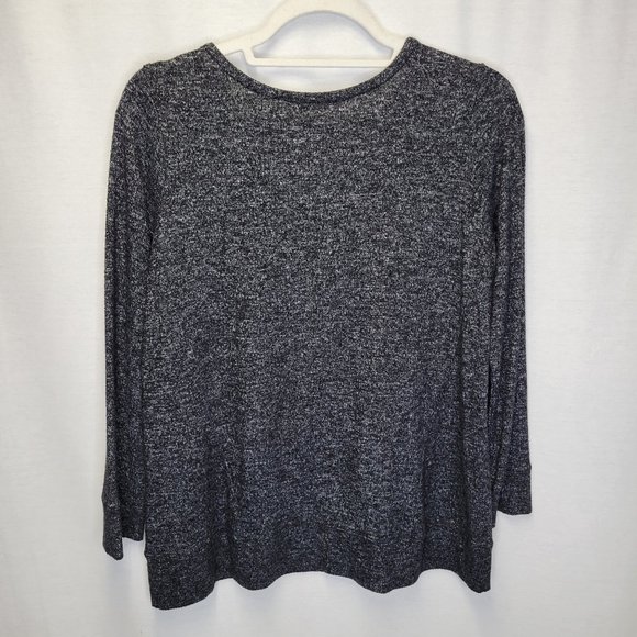 Soft Surroundings Women's XS Sweater Gray Pullover Long Sleeve - Picture 2 of 5